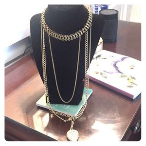 Multi-strand Chain Necklace
